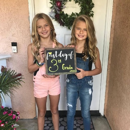 Bailey Cregut and her twin sister were in 3rd grade in 2018.
